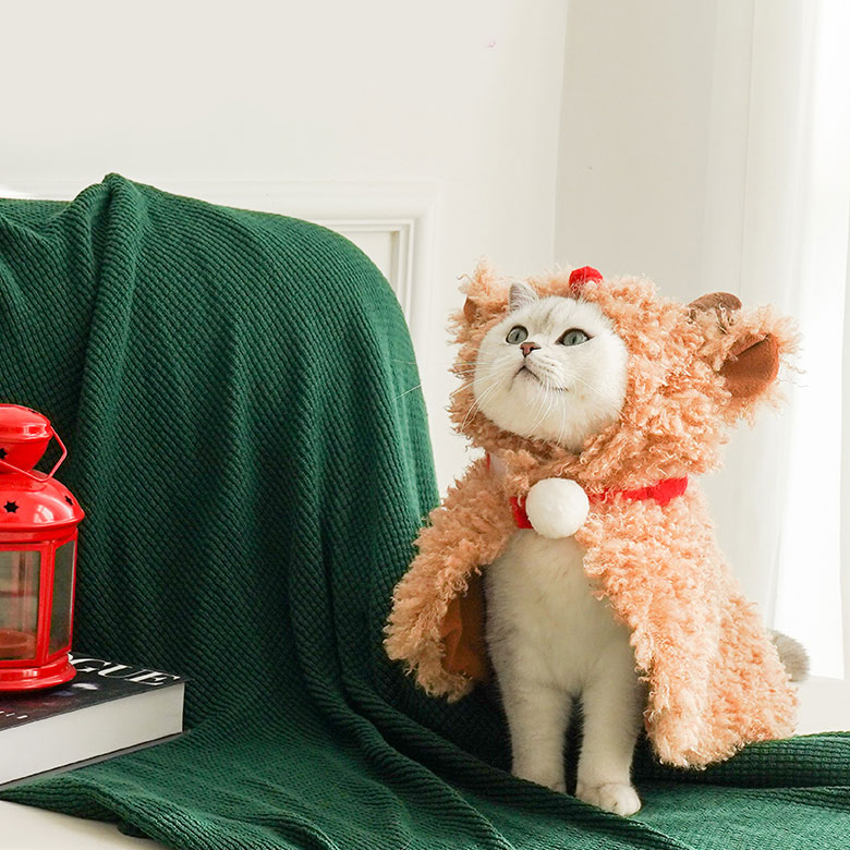 ZezeLife Elk Cape Cat Clothes, view 3
