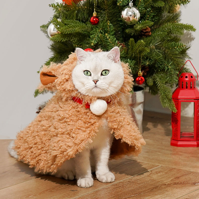 ZezeLife Elk Cape Cat Clothes, view 5
