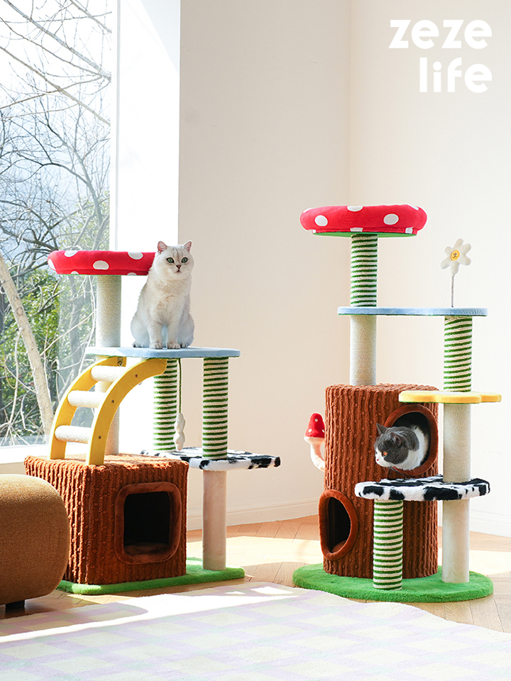 ZezeLife Fantasy Farm Cat Tree
