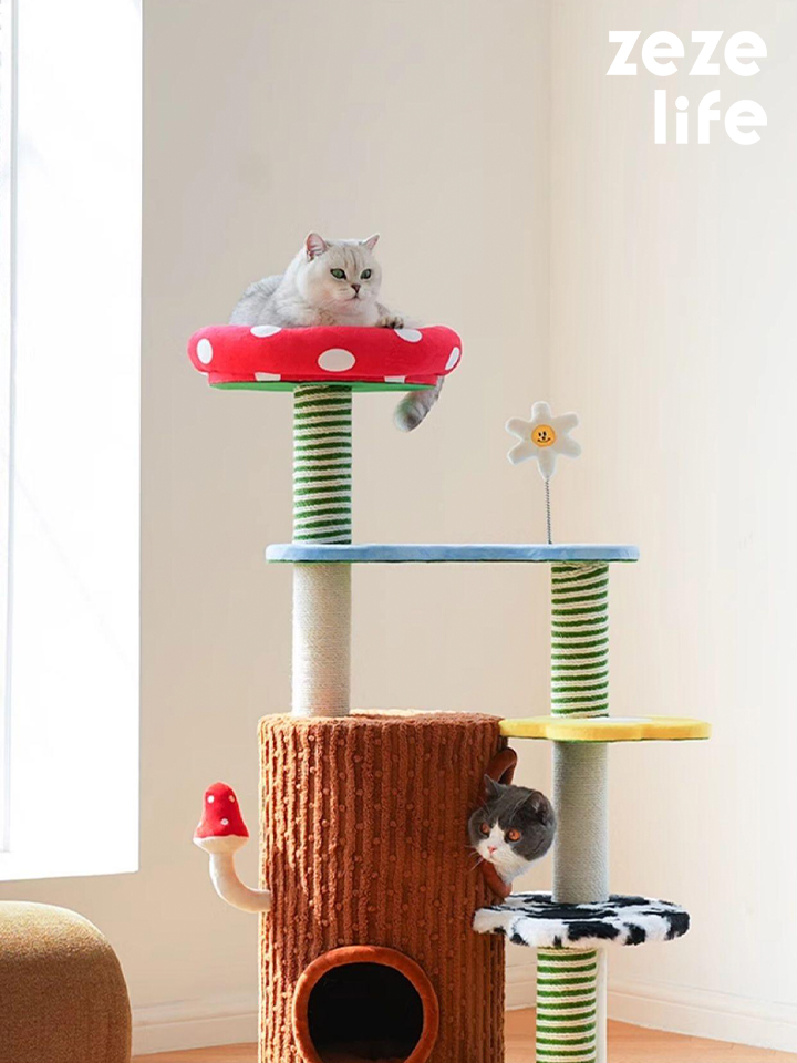 ZezeLife Fantasy Farm Cat Tree, view 2