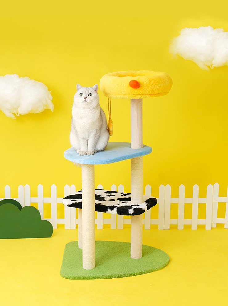 ZezeLife Farm Animal Cat Tree, view 5