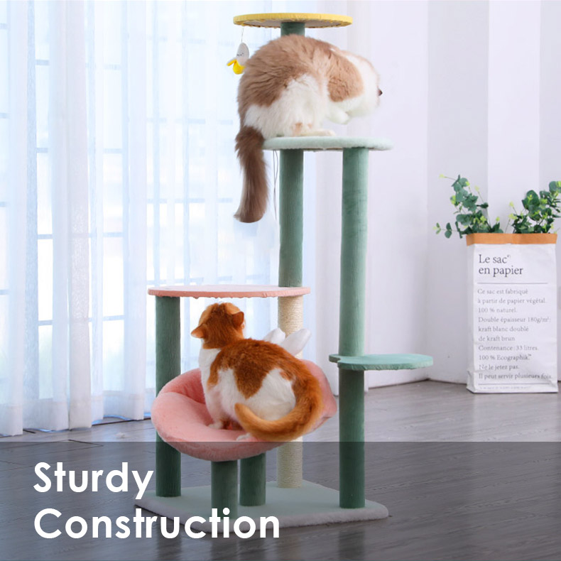 ZezeLife Bunny Forest Cat Tree, view 4