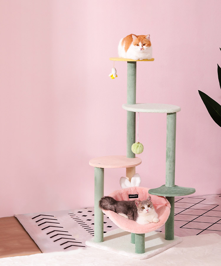ZezeLife Bunny Forest Cat Tree, view 5