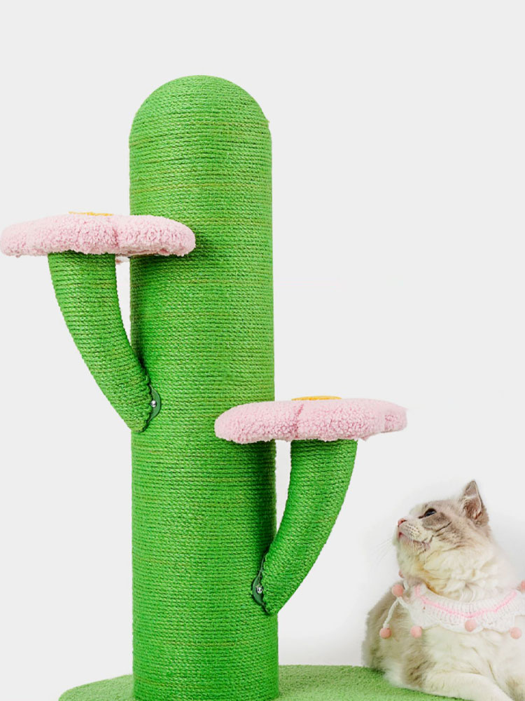 ZezeLife Flower and Cactus Cat Tree, view 6