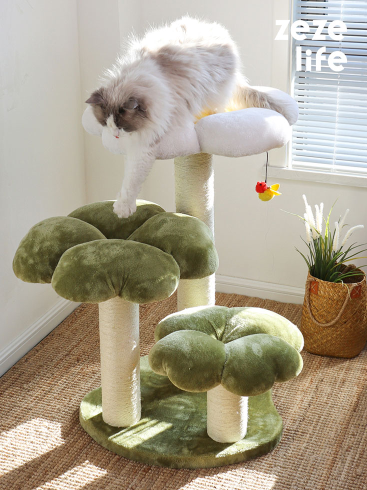 ZezeLife Four Leaf Clover Cat Tree, view 2