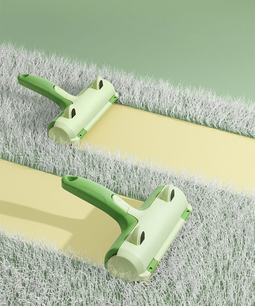 ZezeLife Reusable Frog Lint Roller, view 4