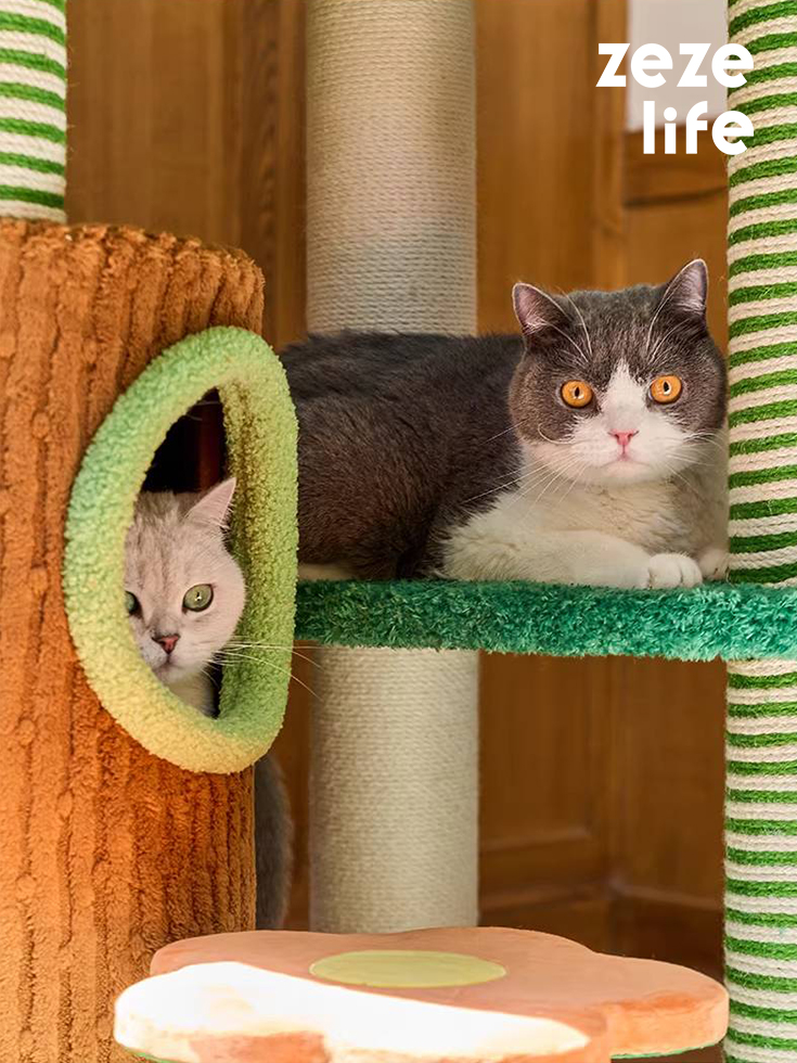 ZezeLife Garden Cat Climbing Frame, view 4