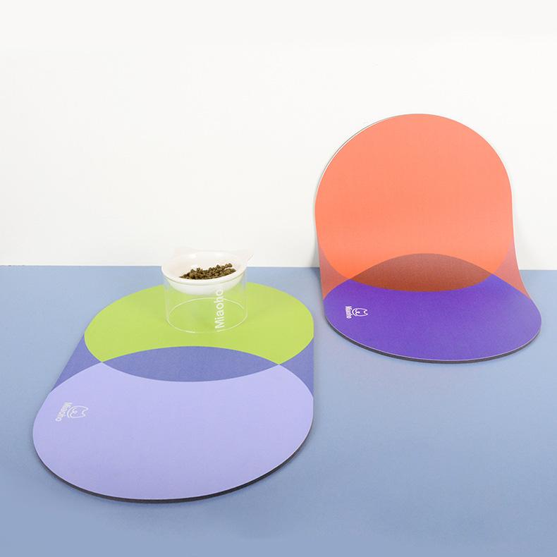 ZezeLife Geometry Cat Food Mat, view 4