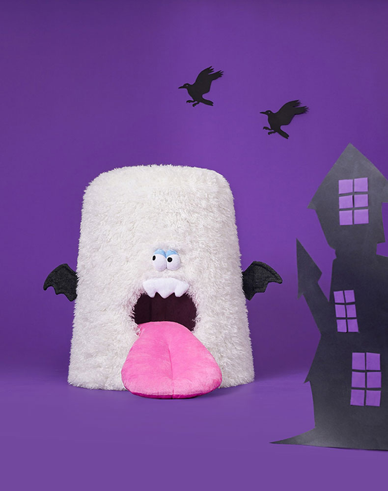 ZezeLife Ghost Stool Cat Cave Bed, view 6
