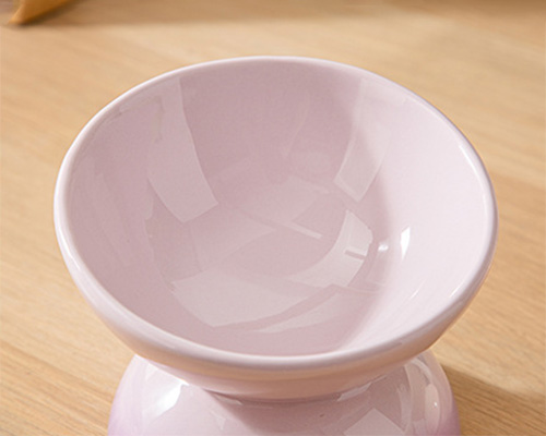 ZezeLife Gradient Color Elevated Cat Bowls, view 5