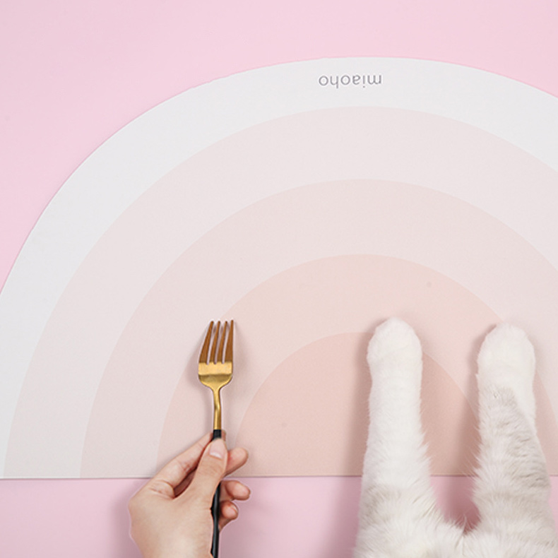 ZezeLife Gradient Cat Food Mat, view 3