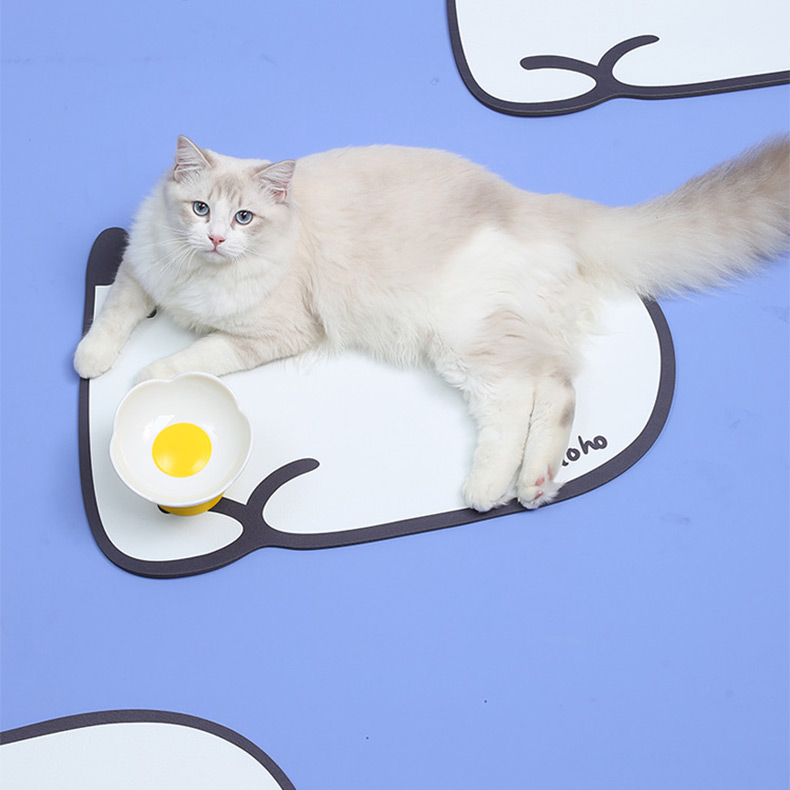 ZezeLife Graffiti Cat Food Mat, view 6