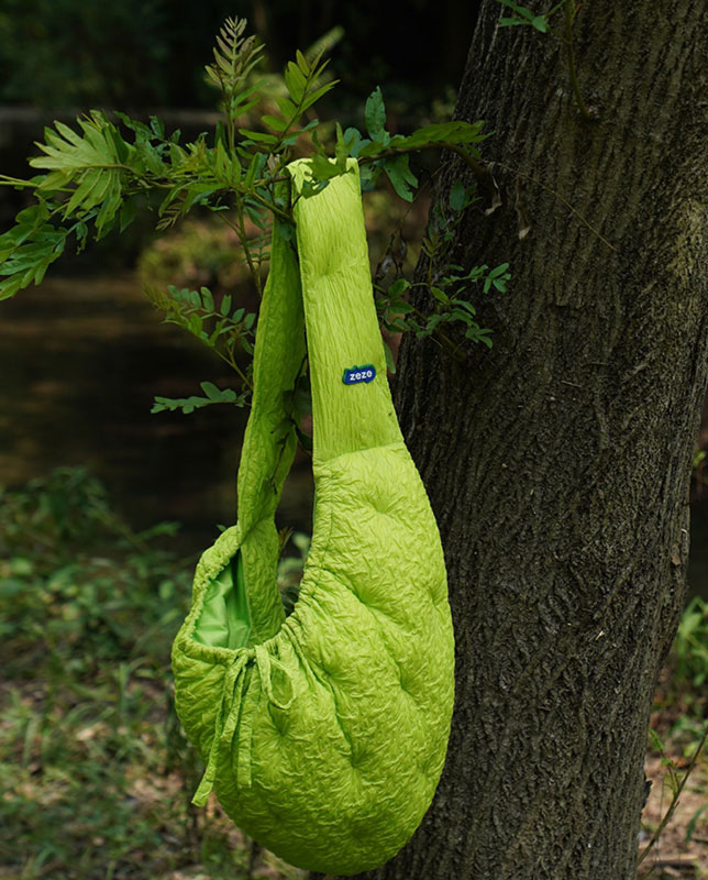 ZezeLife Green Embossed Cat Bag, view 3