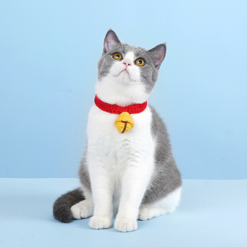 ZezeLife Handmade Bell Cat Collar, view 6