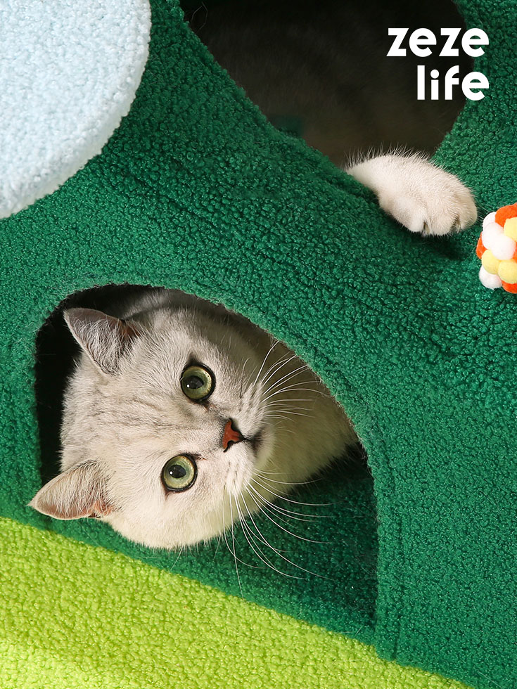 ZezeLife Hot Air Balloon Cat Tree, view 2