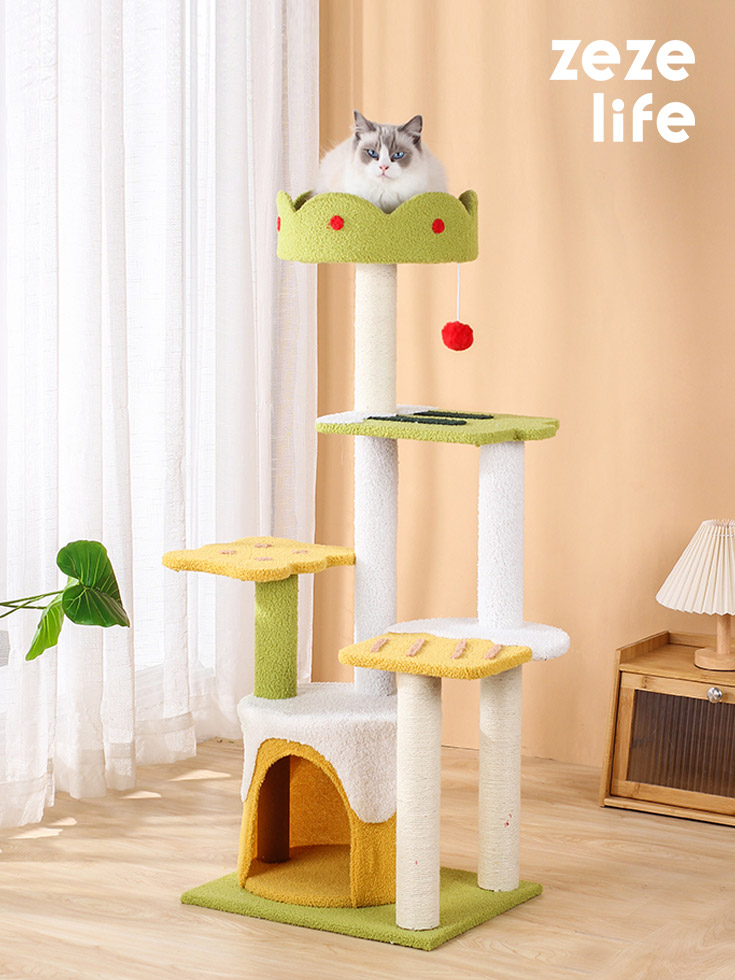 ZezeLife Ice Cream Cat Tree