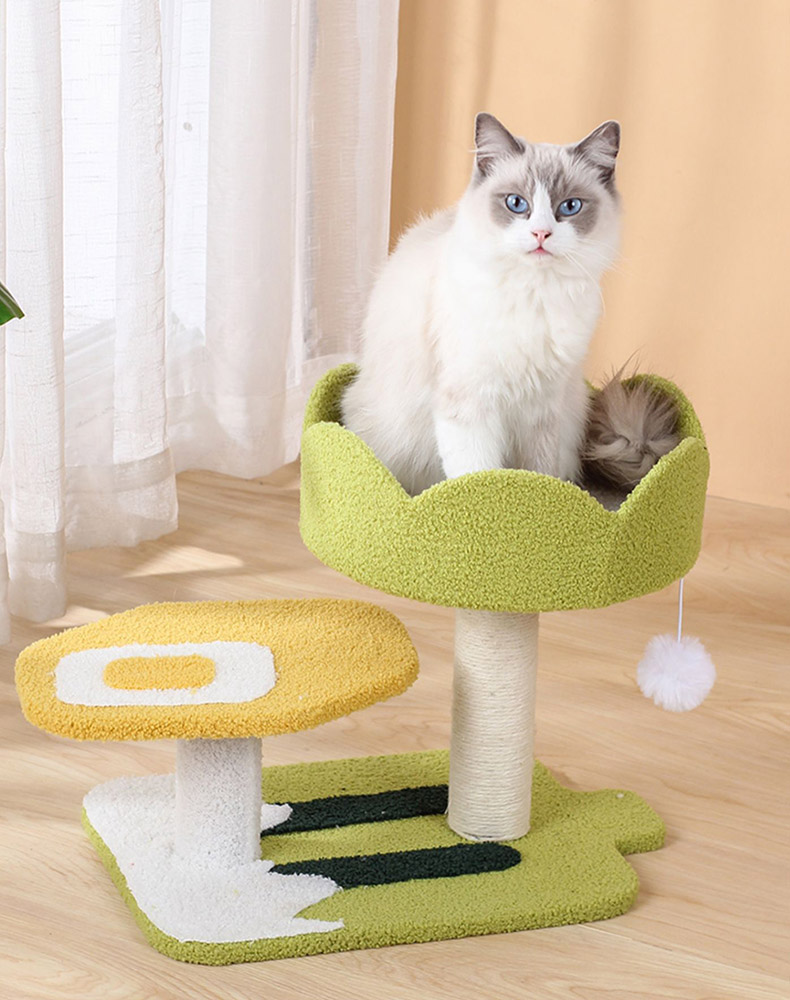 ZezeLife Ice Cream Cat Tree, view 3