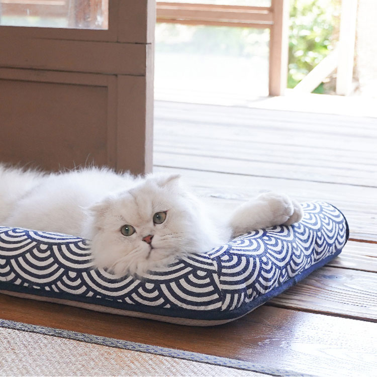 ZezeLife Japanese Sea Ripple Rushes Pet Cooling Mat, view 6