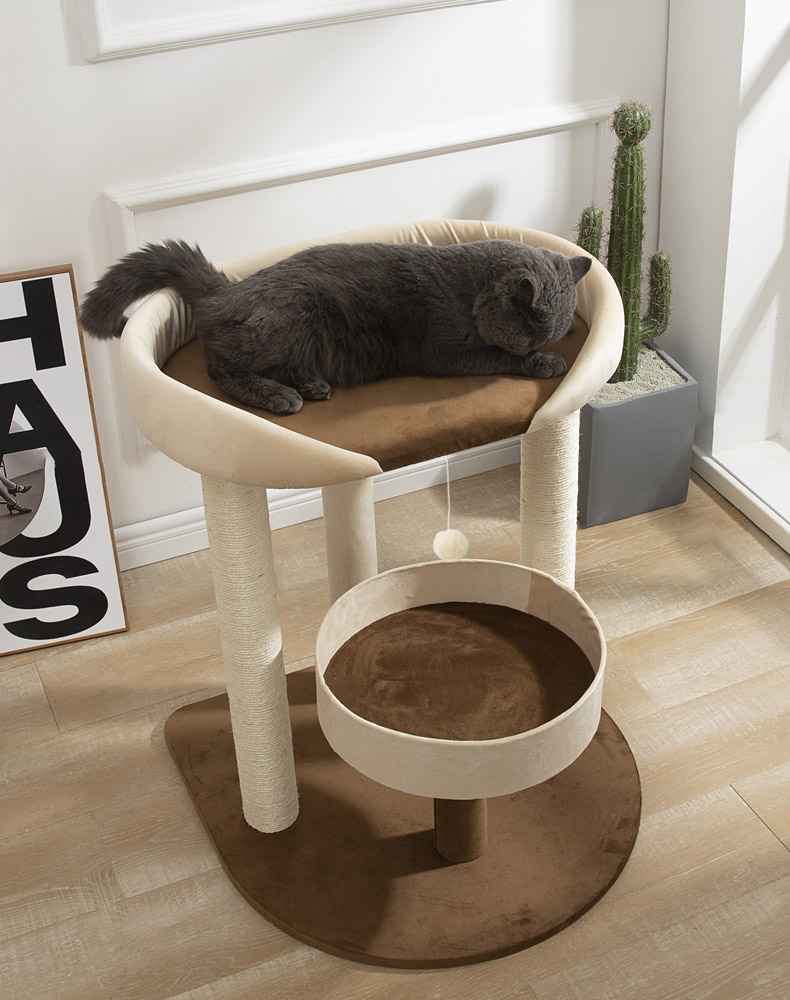 ZezeLife Japanese-style Small Cat Tree, view 5