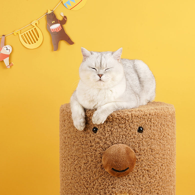 ZezeLife Brown Bear Cat Condo, view 6