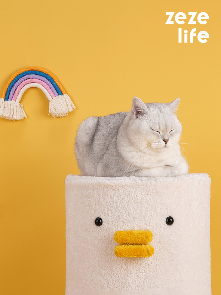 ZezeLife Blue Duck Cat Condo, view 2