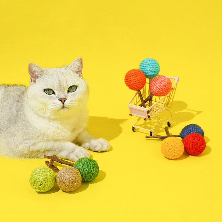 ZezeLife Lollipop Silvervine Cat Toy  Set – 3 Colors, view 6