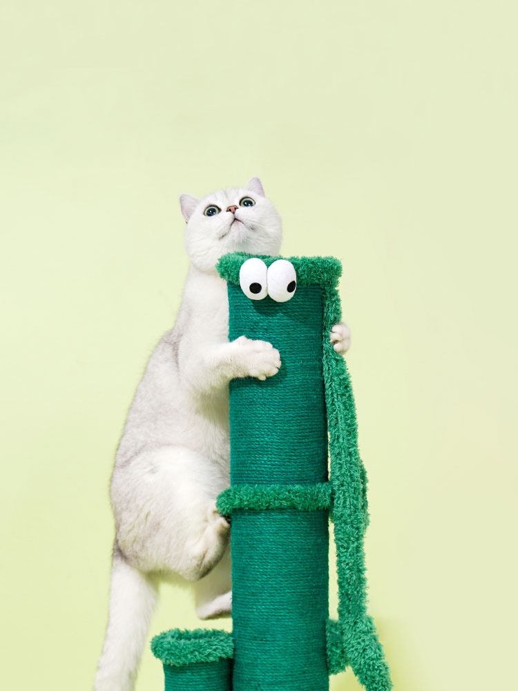 ZezeLife Lucky Bamboo Big Cat Scratcher Post, view 3