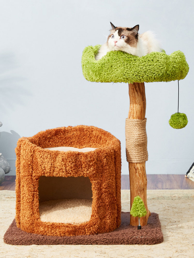 ZezeLife Luxury Tree Hollow Series Cat Tree, view 3