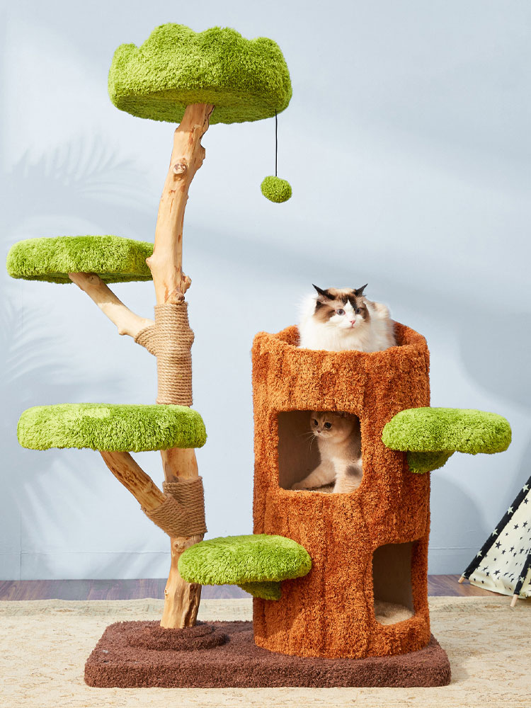 ZezeLife Luxury Tree Hollow Series Cat Tree, view 5