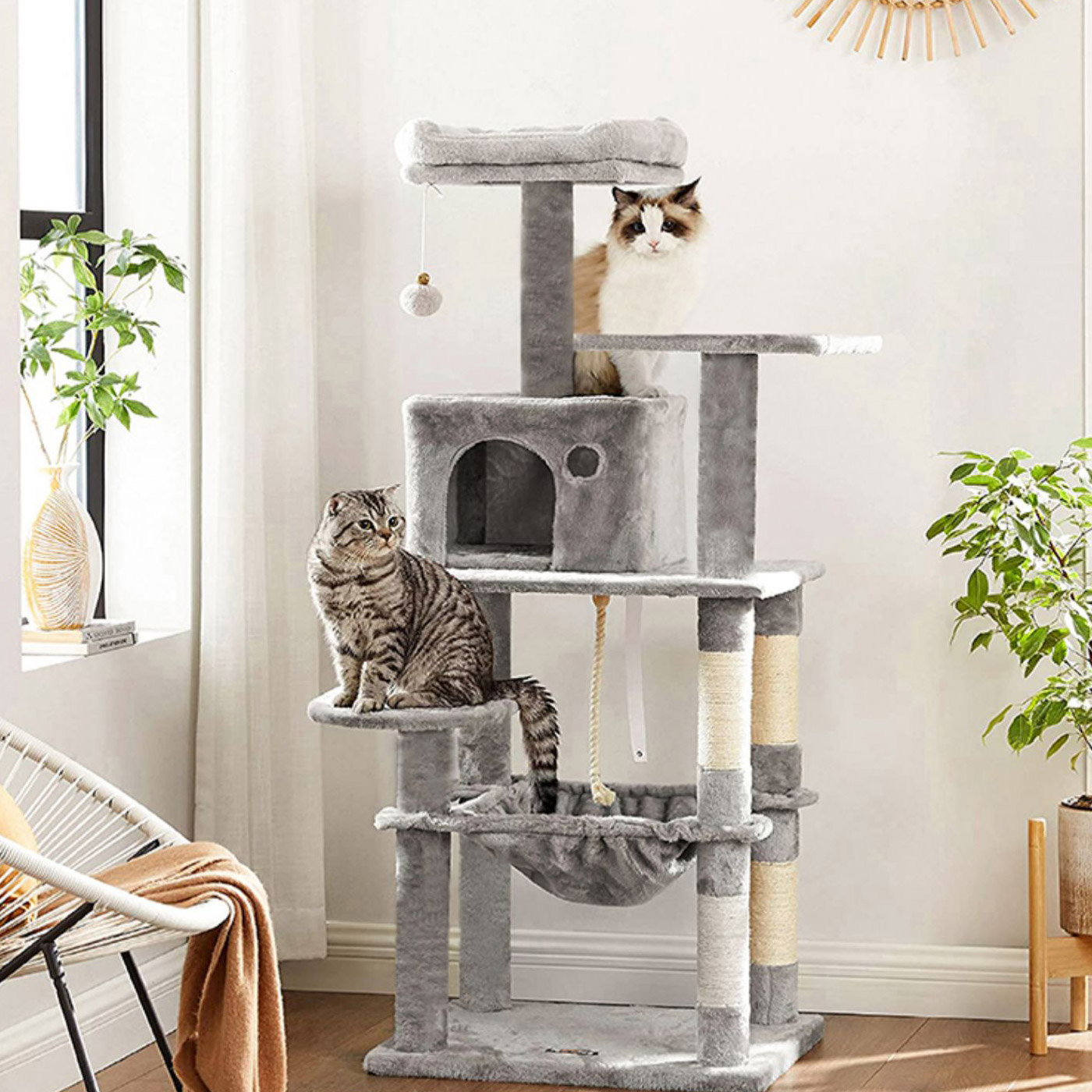 ZezeLife Modern Cat Tree, view 4