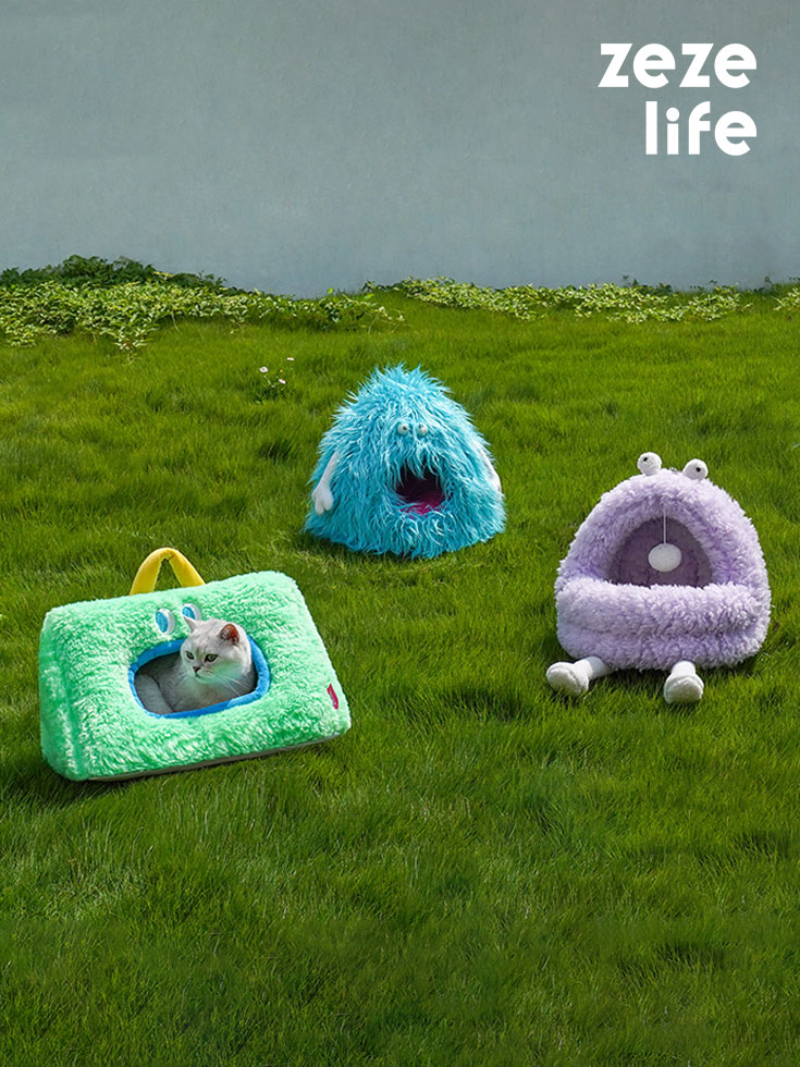ZezeLife Monster Series Cat Bed