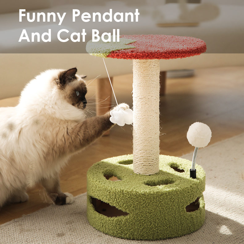 ZezeLife Cute Multi-function Cat Scratching Post, view 5