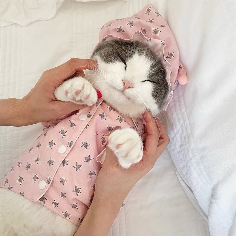 ZezeLife Nightgown Cat Clothes, view 3