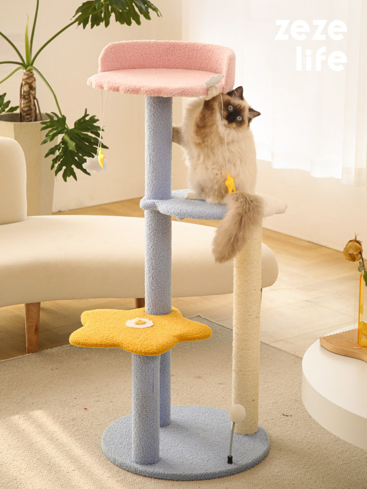 ZezeLife Marine Life Cat Tree, view 2
