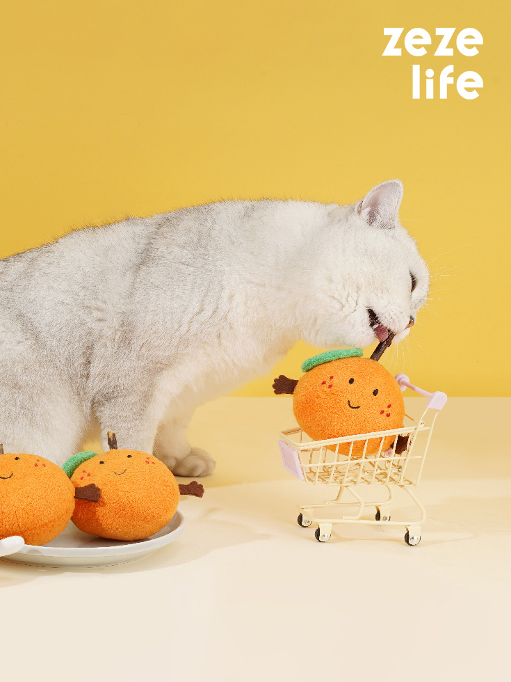 ZezeLife Orange Silvervine Cat Toy, view 2
