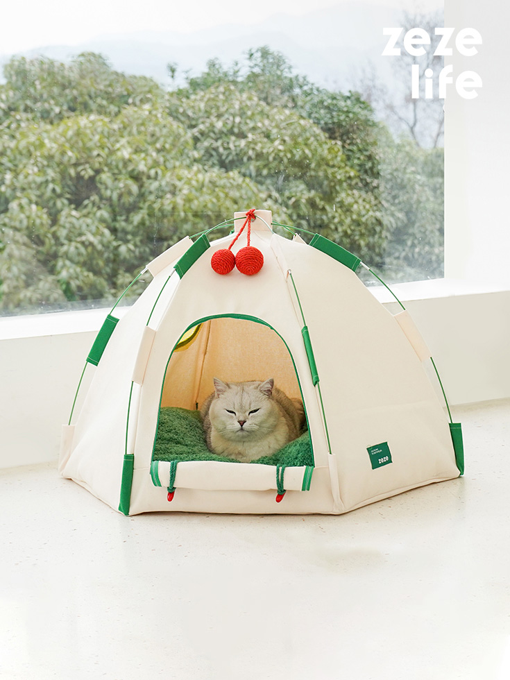 ZezeLife Camping Outdoor Cat Tent