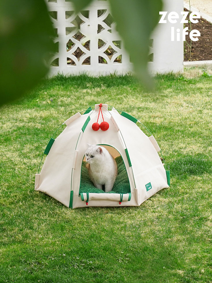 ZezeLife Camping Outdoor Cat Tent, view 2