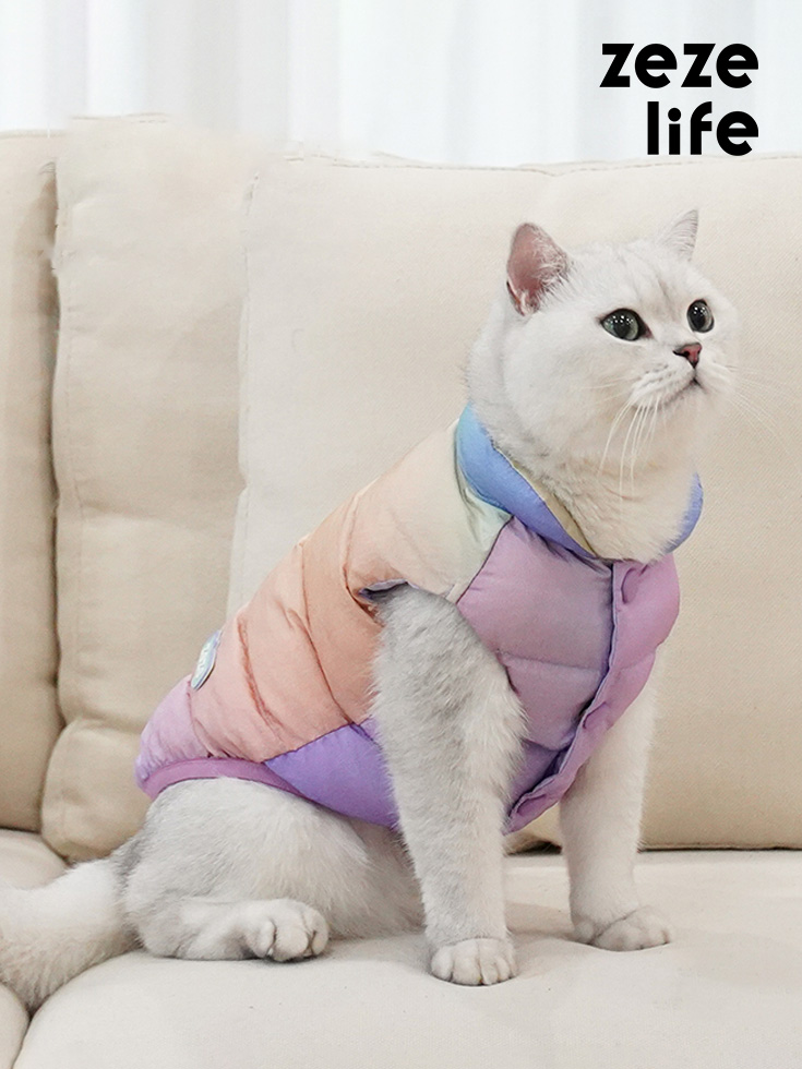 ZezeLife Padded Jacket Cat Clothes, view 2