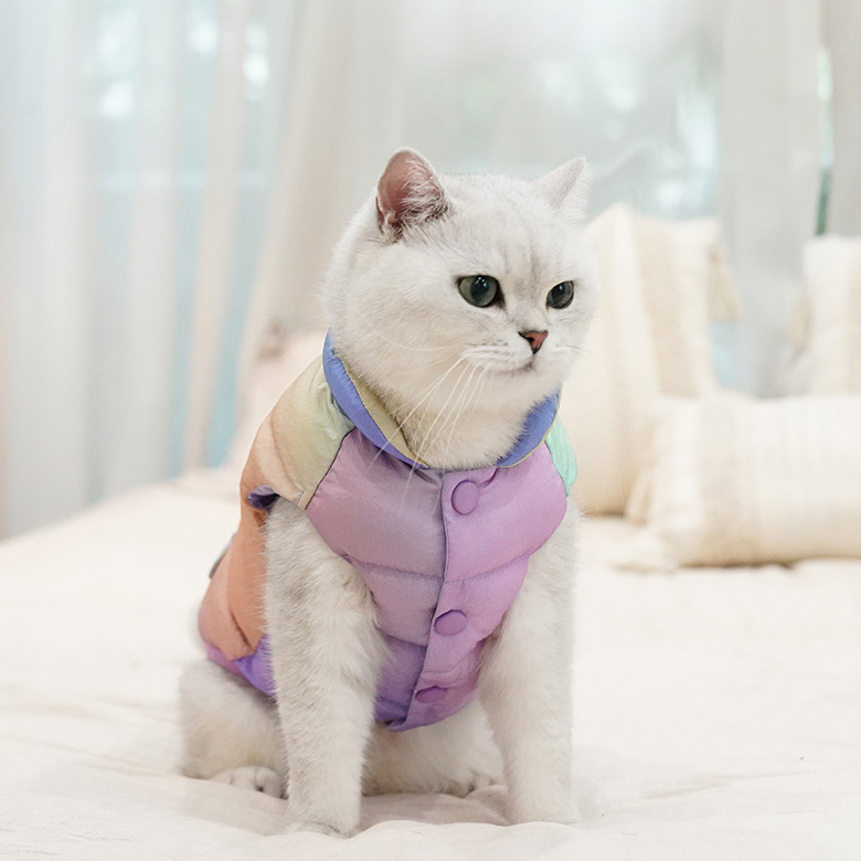 ZezeLife Padded Jacket Cat Clothes, view 6