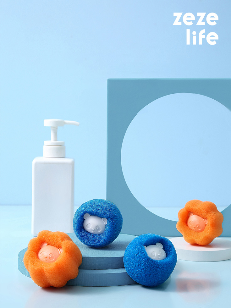 ZezeLife Panda Sticky Cat Fur Ball