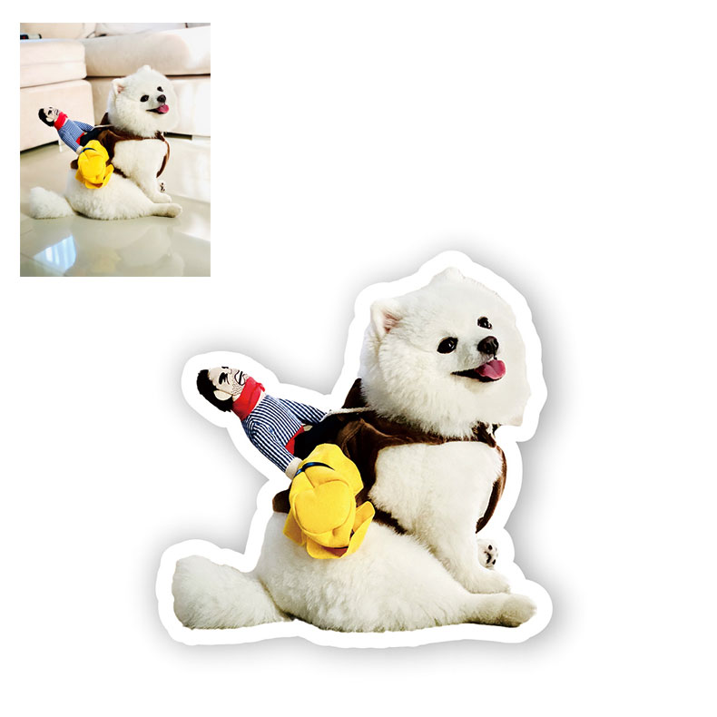 ZezeLife Pet Custom Portrait Sticker Bundle, view 4