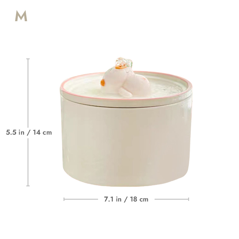 ZezeLife Piggy Cat Water Fountain, view 6