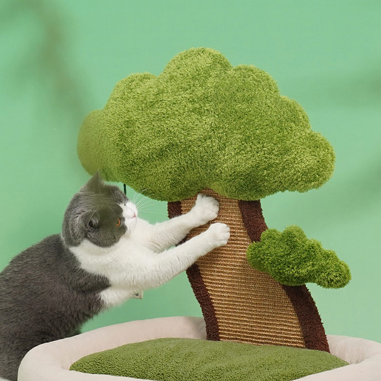 ZezeLife Pine Tree Cat Bed, view 5