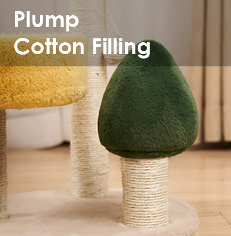 ZezeLife Small Pine Cat Tree, view 5