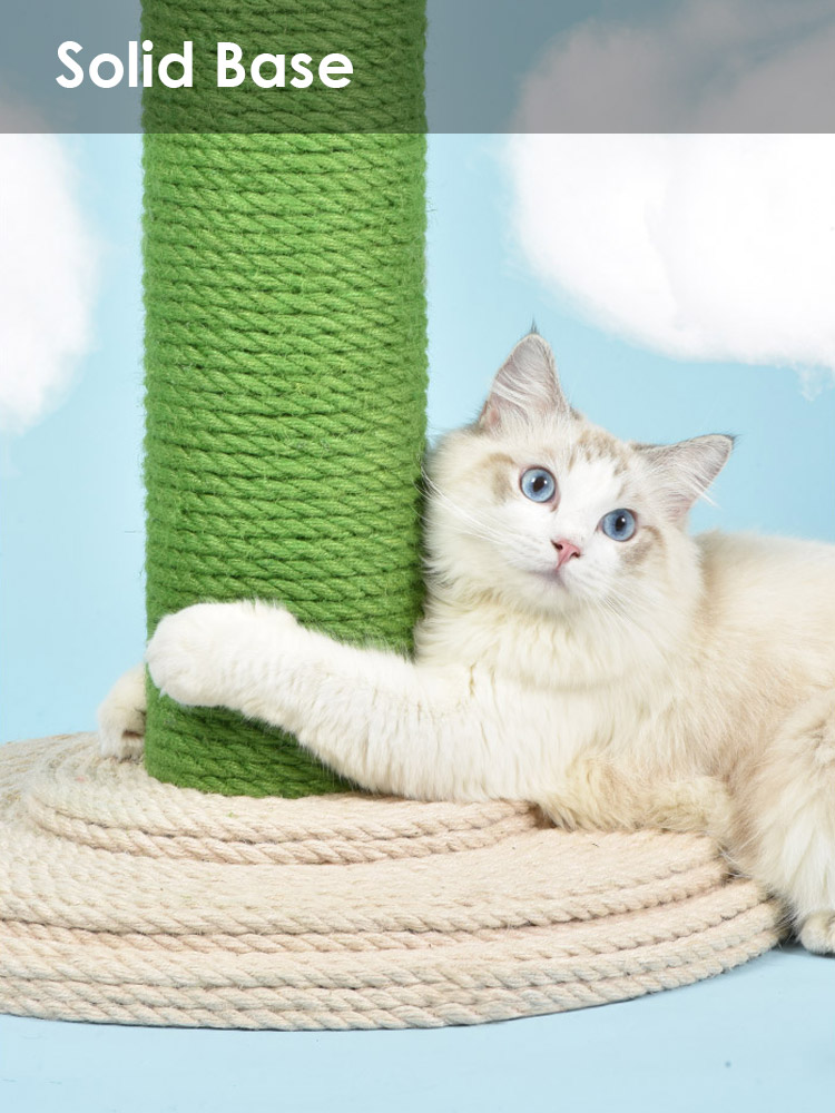ZezeLife Pink Cactus Cat Scratching Post, view 2