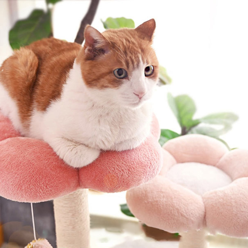 ZezeLife Pink Flower Cat Tree, view 5