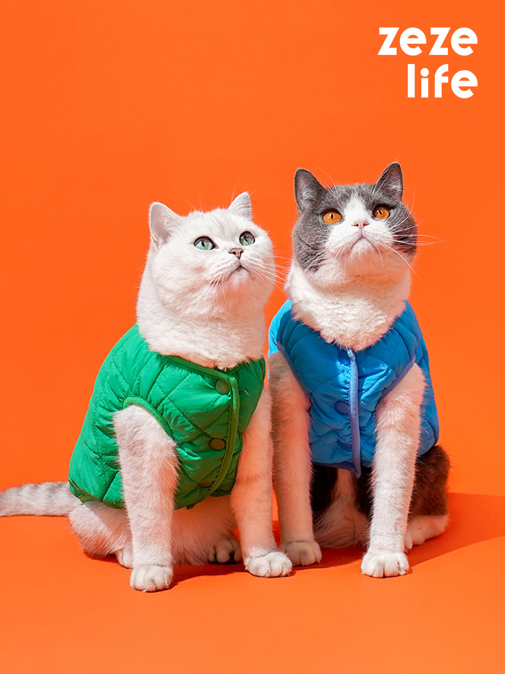 ZezeLife Polar Fleece Cat Clothes