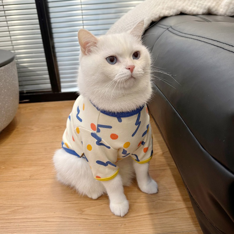 ZezeLife Polka Dot Cat Clothes, view 5