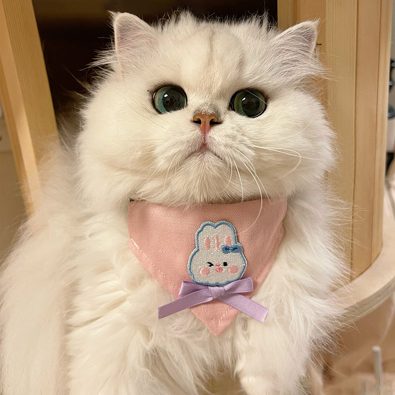 ZezeLife Rabbit & Bear Cat Bib, view 5