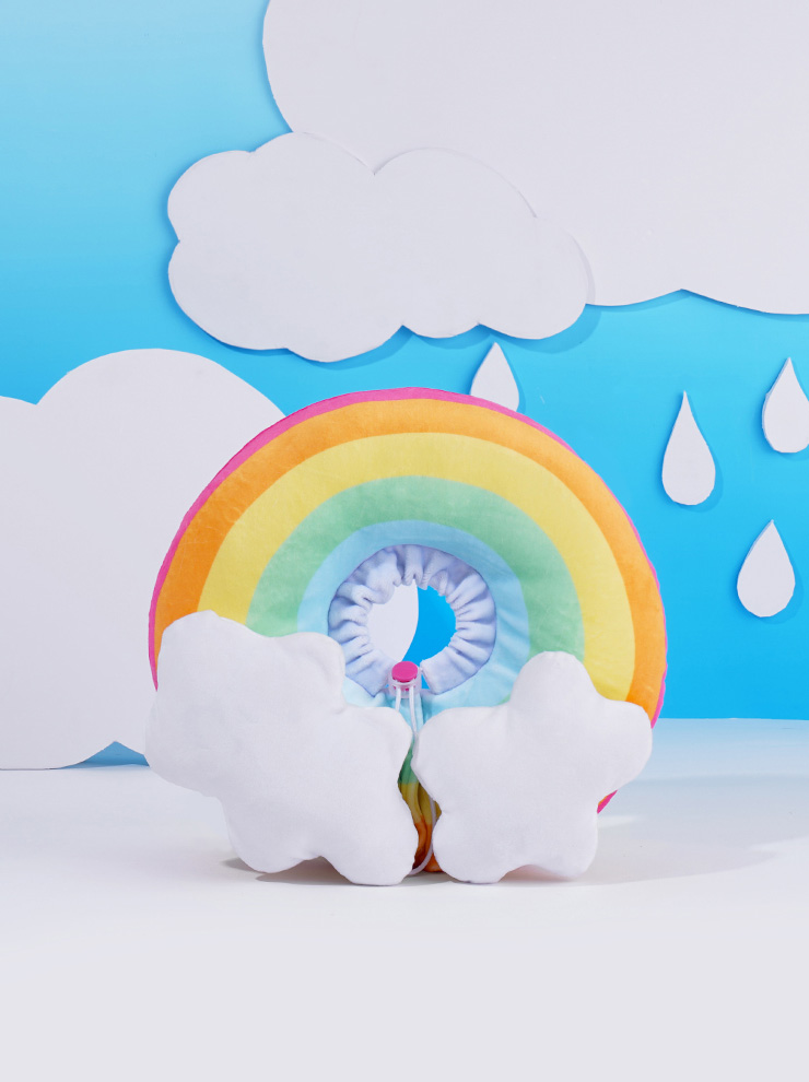 ZezeLife Rainbow Cat Cone, view 3